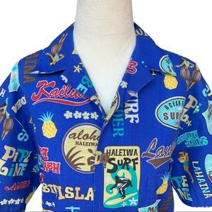 Vintage Surfer Shirt Hilo Hattie Hawaiian Original